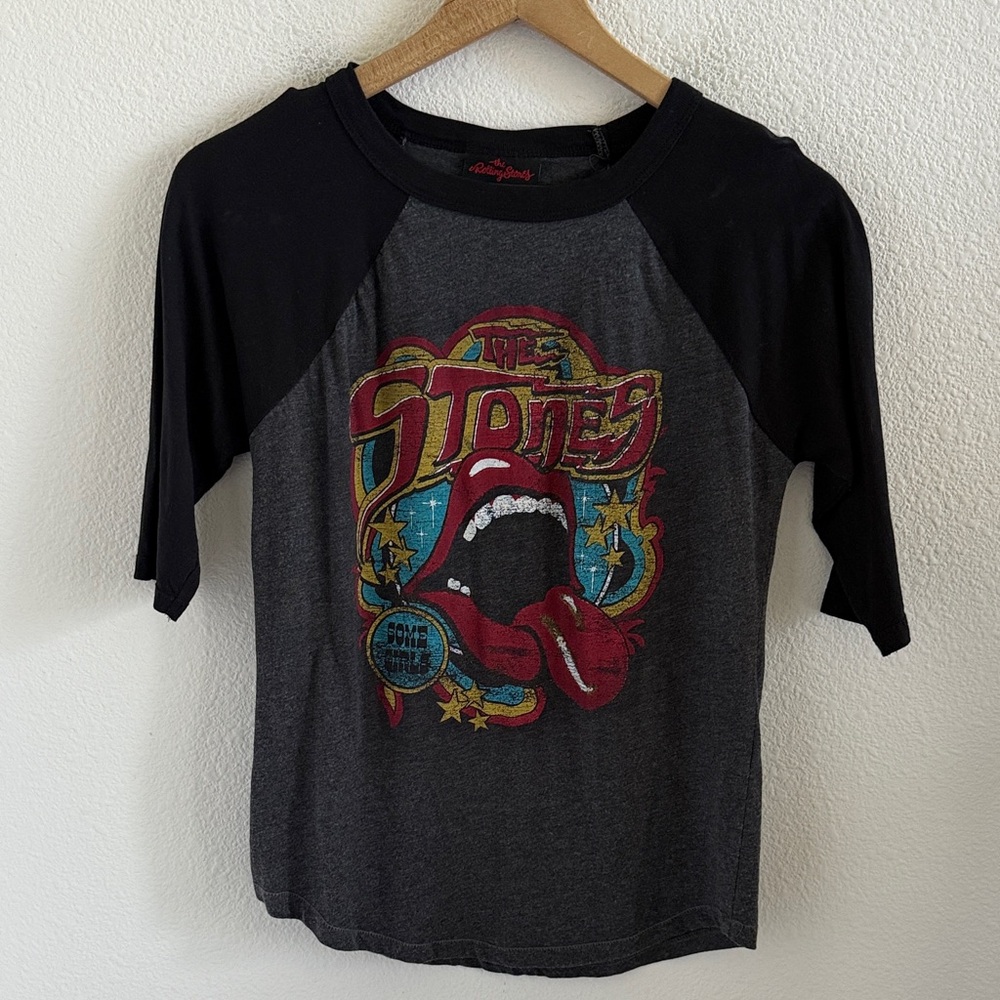 The Rolling Stones Baseball Tee Graphic T-Shirt XS